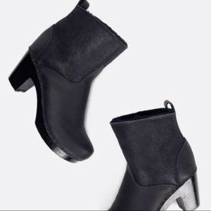 No. 6 Shearling Lined Clog Boots